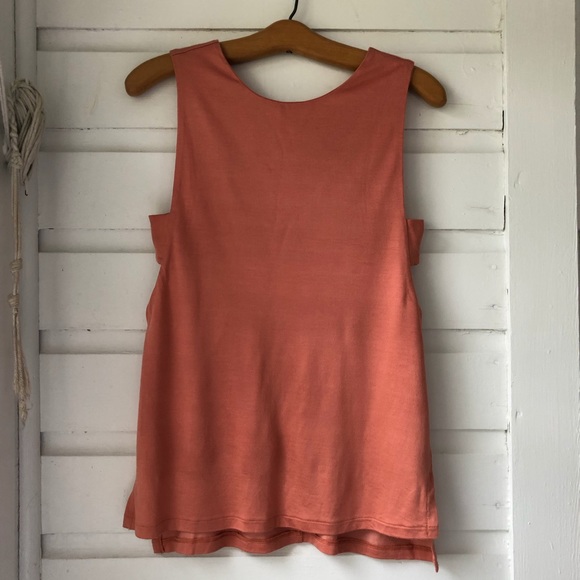 Banana Republic Tops - Banana Republic Salmon Sleeveless Blouse